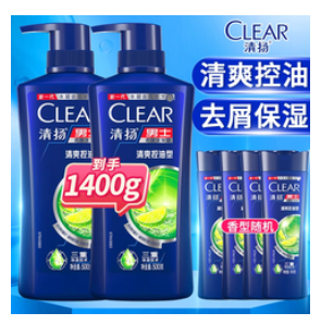 清扬洗发水男士（72积分）