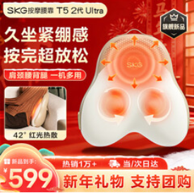 SKG腰部按摩器腰靠（599积分）