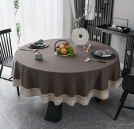 溥畔新中式防水防油免洗大圆桌（240积分）