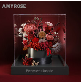 AMYROSE永生花花束玫瑰花（569积分）