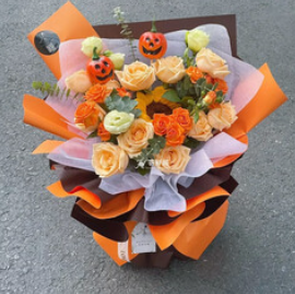 万圣节花束南瓜棒棒糖（118积分）