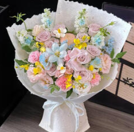 全国粉玫瑰混搭花束（178积分）