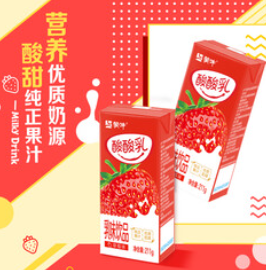 蒙牛酸酸乳草莓味轻享畅饮（24积分）