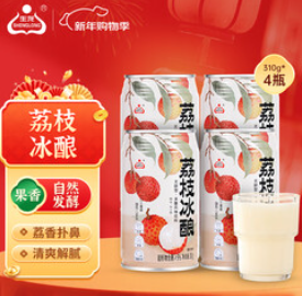 生龙荔枝冰酿米酒310ml*4瓶（25积分）