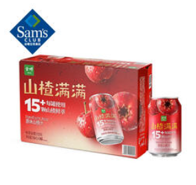 金晔山楂满满山楂汁 310mL*24（120积分）
