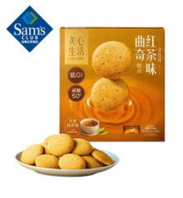 金牡丹红茶味曲奇 400g 400g（84积分）