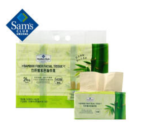 MEMBER'S MARK竹纤维本色面巾纸（84积分）