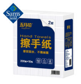 擦手纸 200抽*10包（72积分）